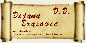 Dijana Drašović vizit kartica